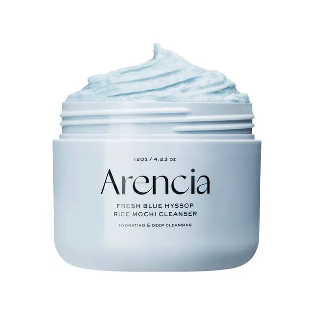 Kbeauty - Arencia Fresh Blue Hyssop Rice Mochi Cleanser